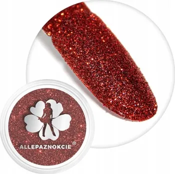 Třpytky na nehty, ozdoba - jemný prach ALLEPAZNOKCIE 2g, třpytky v dózičce Č. 22