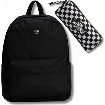 Školní batoh Školní batoh Vans s jednou přihrádkou, bílý, černý, 22 l
