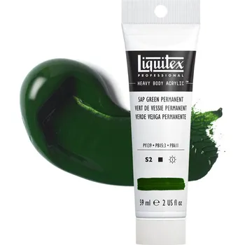 Vodová barva Akrylová barva Liquitex Heavy Body - Sap Green Permanent