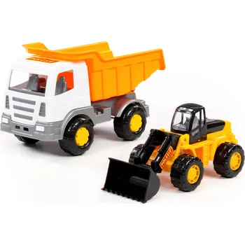 autíčko "Miraż", sklápěcí auto + Traktor