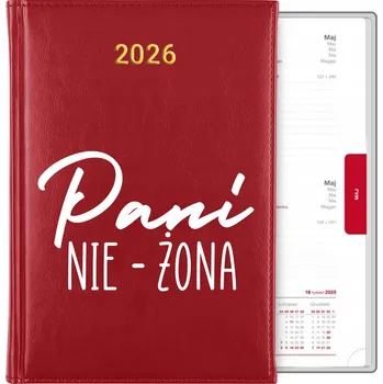 Kalendář Knižní kalendář 2026 A5 červený