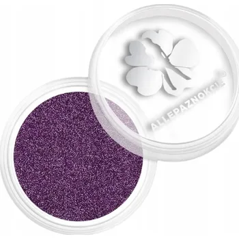 Třpytky na nehty ve skleničce ALLEPAZNOKCIE 2g Fialové Č. 139