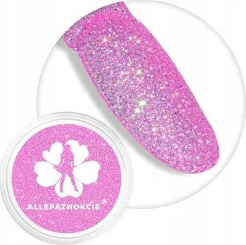 Třpytky na nehty, ozdoba – jemné částečky ALLEPAZNOKCIE 2g, třpytivý prášek v dózičce Č. 97
