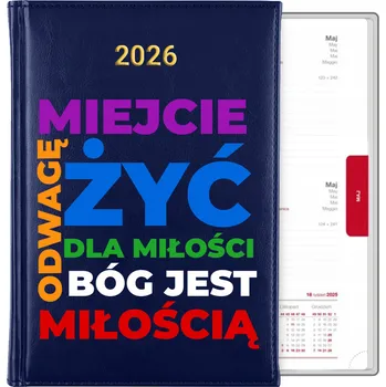 Kalendář Knižní kalendář 2026 A5 modrý