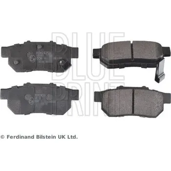 Brzdový systém Sada brzdových destiček, kotoučová brzda BLUE PRINT ADH24286