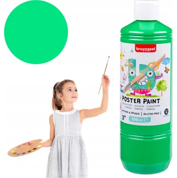 Vodová barva Plakátové barvy Bruynzeel zelená 1 ks 500 ml