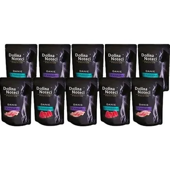 Krmivo pro kočku Mokré krmivo pro kočky Dolina Noteci bez obilovin mix chutí kapsička 10x85 g