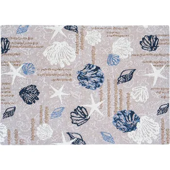 prostírání SCANquilt prostírání MOTIV lastury modrobéžová prostírání cca 30 x 45 cm