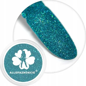 Třpytky na nehty, ozdoba - jemný prach ALLEPAZNOKCIE 2g, třpytivý prášek v dóze Č.43