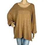 New Collection Dámská halenka s dlouhým rukávem GINA Barva: Oříšková