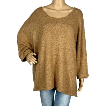 New Collection Dámská halenka s dlouhým rukávem GINA Barva: Oříšková