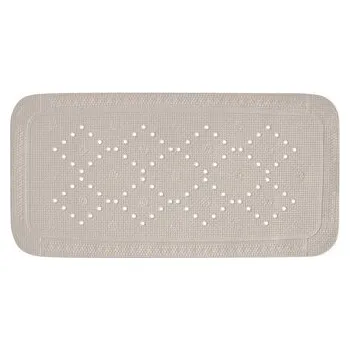 Protiskluzová podložka Spirella protiskluzová podložka do vany ALASKA, šedo-hnědá, PVC, 91 x 36 cm