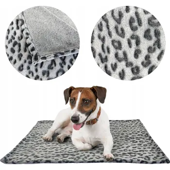 Pelíšek pro psa Szyszka deka pro psa šedá 100 cm x 75 cm