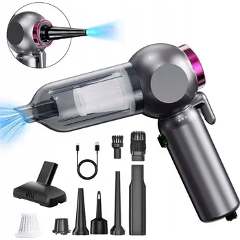 Vysavač MINI FOUKAČ DMUCHUŚ TURBO JET FAN RUČNÍ VYSAVAČ 3 RYCHLOSTI 80000 RPM