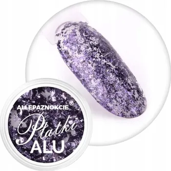 Prášek na nehty Ozdoby Na Nechty ALLEPAZNOKCIE 0,2g Metalické hliníkové vločky Č. 14