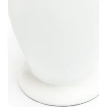 Nábytkové kování Kovová úchytka na nábytek, knopka na skříňku, zásuvku KL02 BÍLÁ LESKLÁ