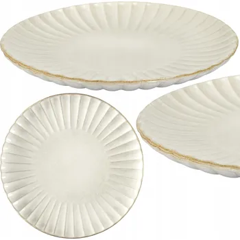 Talíř Mělký jídelní talíř HowHomely EDEN 32 cm