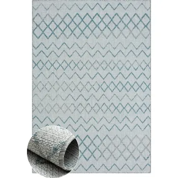 Koberec Kusový koberec Illusio grau – na ven i na doma, 80x150, modrá, chodba / předsíň, My Flair - 1 rok na vrácení + DOPRAVA ZDARMA k Vám i zpět