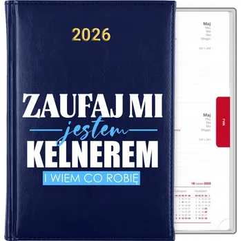 Kalendář Knižní kalendář 2026 A5 modrý