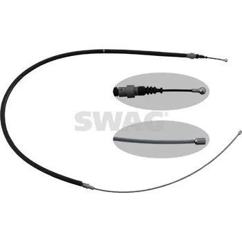 Lanko parkovací brzdy Tažné lanko, parkovací brzda SWAG 30 94 9624