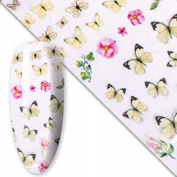 Fólie na nehty s jarním motivem #08