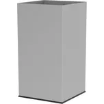 Koš na tříděný odpad Eko Square 90 l - lakovaná ocel, šedá
