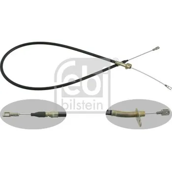 Brzdový systém Tažné lanko, parkovací brzda FEBI BILSTEIN 18115