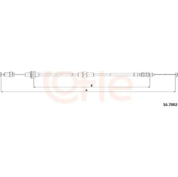 Auto-moto Lanko plynu COFLE (16.7002)
