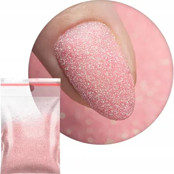 Prášek na nehty Ozdoby Na Nechty 20g Kosmetický Pastelově Růžový Třpyt Č.99