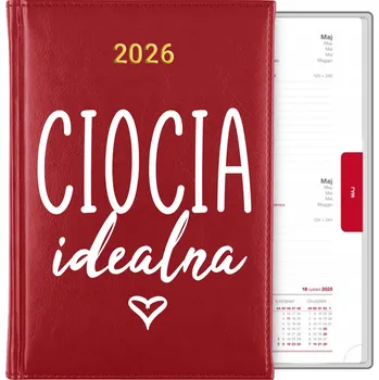 Kalendář Knižní kalendář 2026 A5 červený