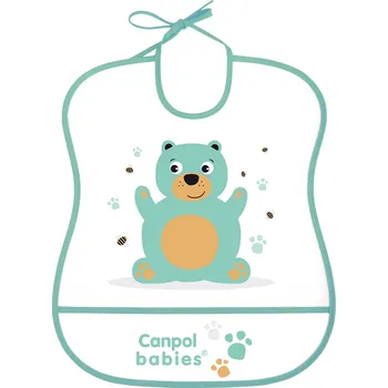 Bryndák Bryndák Canpol babies zástěrka zelená 1 ks