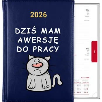 Kalendář Knižní kalendář 2026 A5 modrý