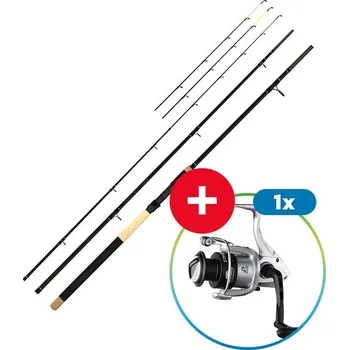 Rybářský prut Prut Giants Fishing Radiant MX Feeder 3,6m 50-100g + naviják Spark Reel FD 4000