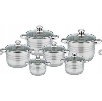 Hrnec Sada hrnců Elitehoff nerezová ocel 12 ks.