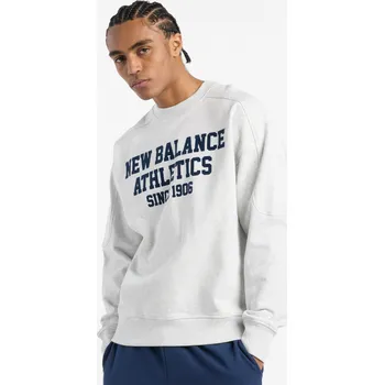 Pánské oblečení Pánská mikina New Balance MT51521AHH – šedé