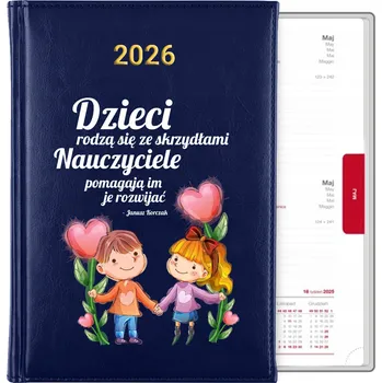 Kalendář Knižní kalendář 2026 A5 modrý