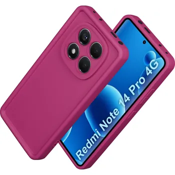 Pouzdro na mobilní telefon Zadní Kryt KrainaGSM pro Xiaomi Redmi Note 14 Pro 4G růžový