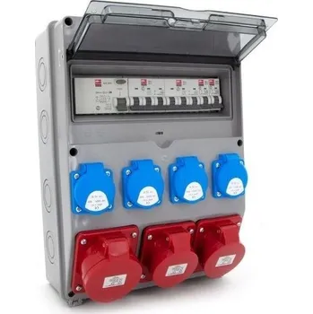 Ohřívač vody eshop.ledsoft.cz - Stavební elektro rozváděč 32A/5 2x16A/5 4xGS 230V okno 12M