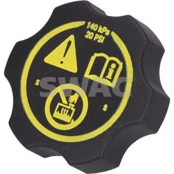 Palivová nádrž Uzavírací víčko, nádoba chladiva SWAG 40 93 6579