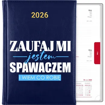 Kalendář Knižní kalendář 2026 A5 modrý