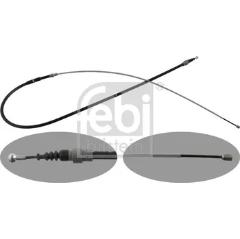 Brzdový systém Tažné lanko, parkovací brzda FEBI BILSTEIN 48308