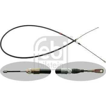 Brzdový systém Tažné lanko, parkovací brzda FEBI BILSTEIN 01667