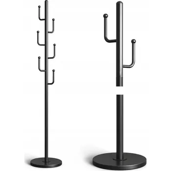 Věšák Stojanový věšák kovový K&M černý