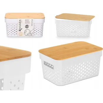 Úložný box Univerzální koš plast bílý