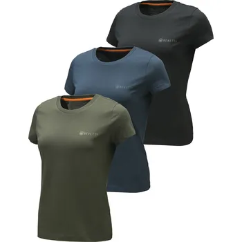 Pánské tričko Beretta Dámské lovecké tričko 3-Pack Velikost: L Moss/BluEclipse/Black