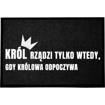 VSTUPNÍ ROHOŽKA MONOCHROM 40X60 MÓDNÍ DEKORACE POTISK DÁREK ČERNÁ