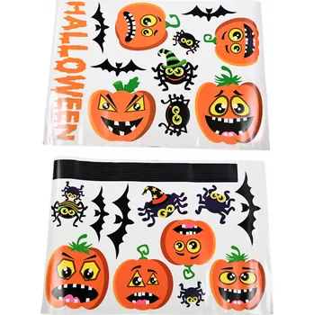 Party dekorace SAMOLEPKY HALLOWEEN GIRLANDA DÝNĚ PAVOUCI DEKORACE STRAŠIDELNÁ OZDOBA SADA