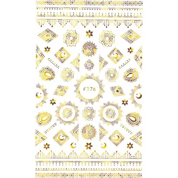 Přípravek na nehty Samolepky na Zdobení Nehtů Tenké Samolepící Vzory Ornamenty F376