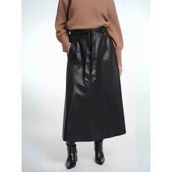 Dámská sukně Rino & Pelle Rino&Pelle koženková midi sukně Chelsea černá Velikost: 34