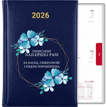 Kalendář Knižní kalendář 2026 A5 modrý